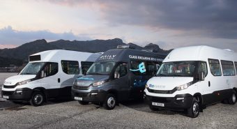 Iveco – Três minibuses fornecidos para “Cimeira do G7”