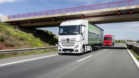 Mercedes-Benz – Testes de consumo de camiões na Via do Infante